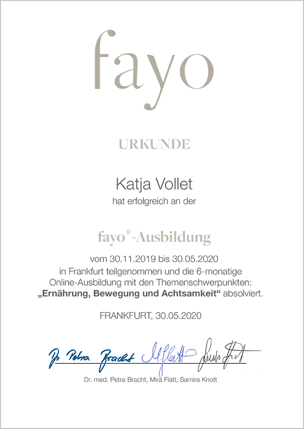 fayo-urkunde